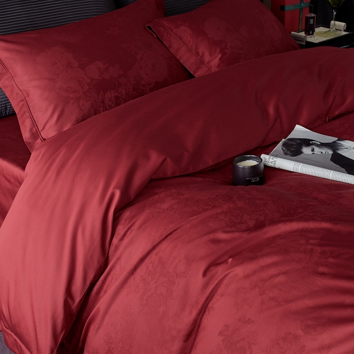 91家纺网 家纺一手货源 找家纺 （总）云胡 2025新款50s双股长绒棉四件套-柏林庄园