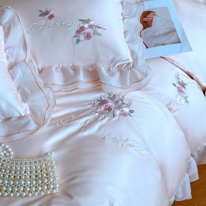 91家纺网 家纺一手货源 找家纺 （总）云胡 2025新款A类天丝棉四件套-罗马假日