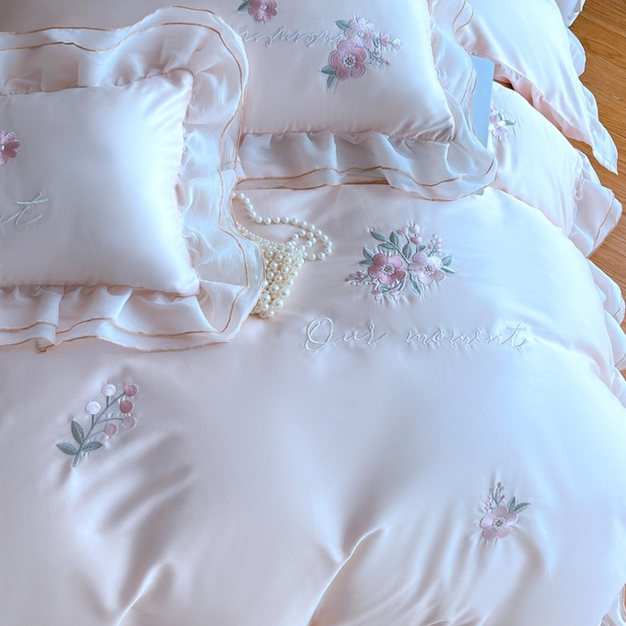 91家纺网 家纺一手货源 找家纺 （总）云胡 2025新款A类天丝棉四件套-罗马假日