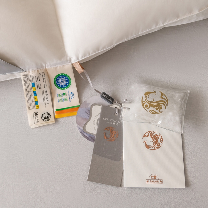 91家纺网 家纺一手货源 找家纺 （总）圣梦莱羽绒家纺 2025新款140支超薄匹马棉羽绒冬被 95鹅绒被子加厚被芯羽绒（假一赔十万元）