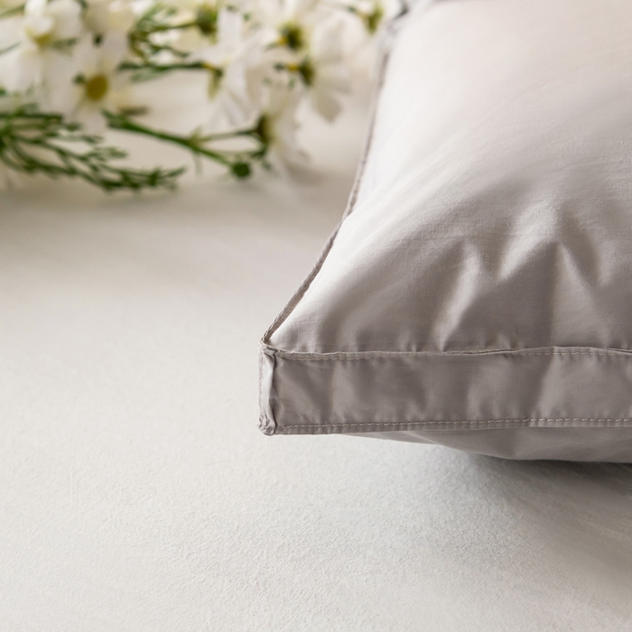 91家纺网 家纺一手货源 找家纺 圣梦莱羽绒家纺 2025新款140支超薄匹马棉羽绒冬被 95鹅绒被子加厚被芯羽绒（假一赔十万元） 灰色