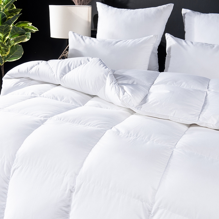 91家纺网 家纺一手货源 找家纺 （总）圣梦莱羽绒家纺 2025新款120支全棉纯棉羽绒冬被 95鹅绒被子加厚被芯羽绒（假一赔十万元）