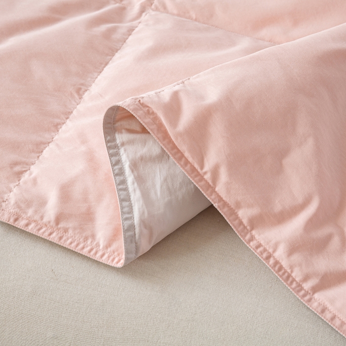 91家纺网 家纺一手货源 找家纺 （总）圣梦莱羽绒家纺 2025春夏新款可水洗羽绒夏被 90拒水白鸭绒被子被芯羽绒（假一赔十万元）