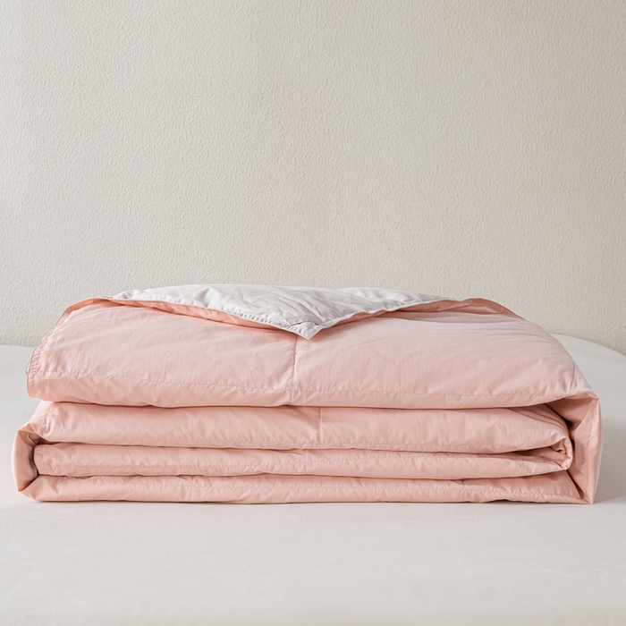 91家纺网 家纺一手货源 找家纺 （总）圣梦莱羽绒家纺 2025春夏新款可水洗羽绒夏被 90拒水白鸭绒被子被芯羽绒（假一赔十万元）