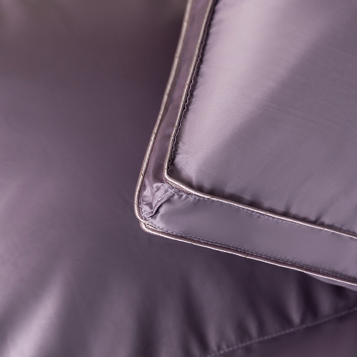 91家纺网 家纺一手货源 找家纺 圣梦莱羽绒家纺 2025新款真丝被壳羽绒冬被95鹅绒被子加厚被芯羽绒 95白鹅绒被（ 假一赔十万元） 紫色