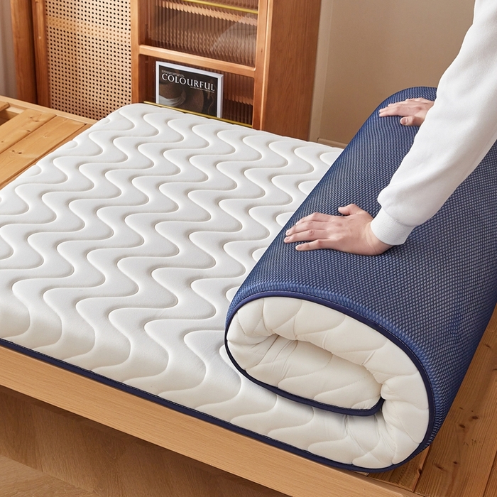 91家纺网 家纺一手货源 找家纺 （总）希廷顿 2025春夏新款波浪宿舍床垫单床垫