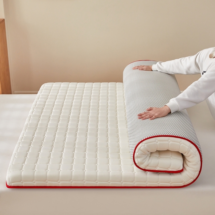 91家纺网 家纺一手货源 找家纺 （总）希廷顿 2025春夏新款方格床垫单床垫