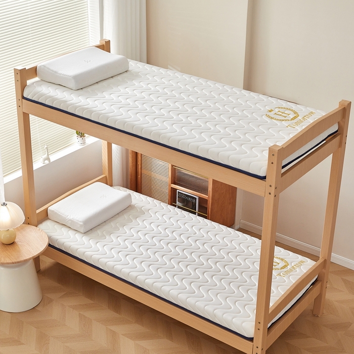 希廷顿 2025春夏新款波浪宿舍床垫单床垫 白色-波浪-H烫画