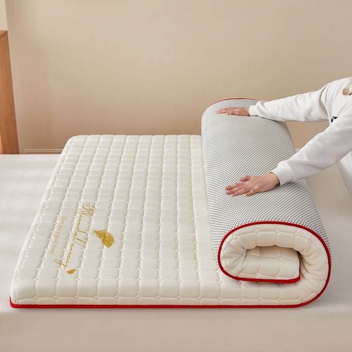 91家纺网 家纺一手货源 找家纺 （总）希廷顿 2025春夏新款方格床垫单床垫