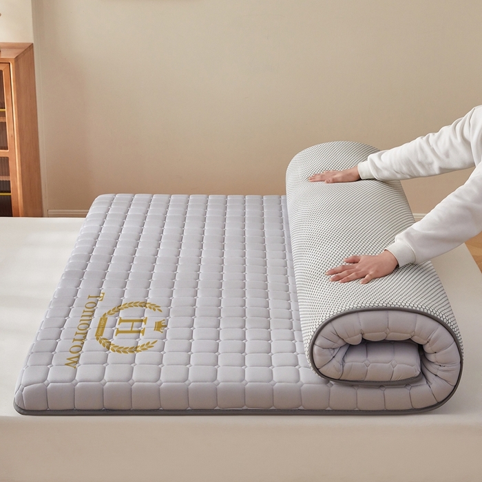 91家纺网 家纺一手货源 找家纺 （总）希廷顿 2025春夏新款方格床垫单床垫