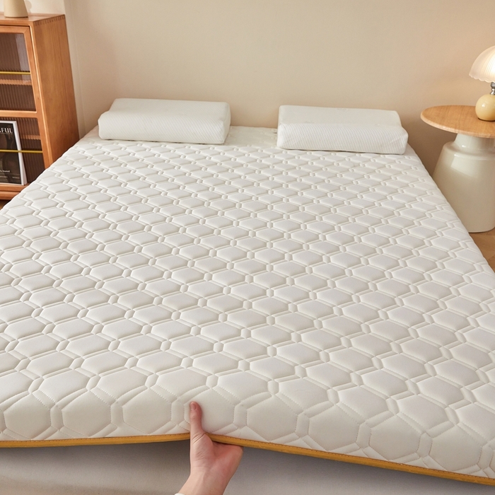 91家纺网 家纺一手货源 找家纺 希廷顿 2025春夏新款足球床垫单床垫 白色-足球