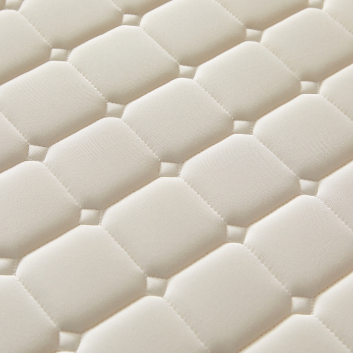 91家纺网 家纺一手货源 找家纺 希廷顿 2025春夏新款方格床垫单床垫 白色-方格-A+烫画