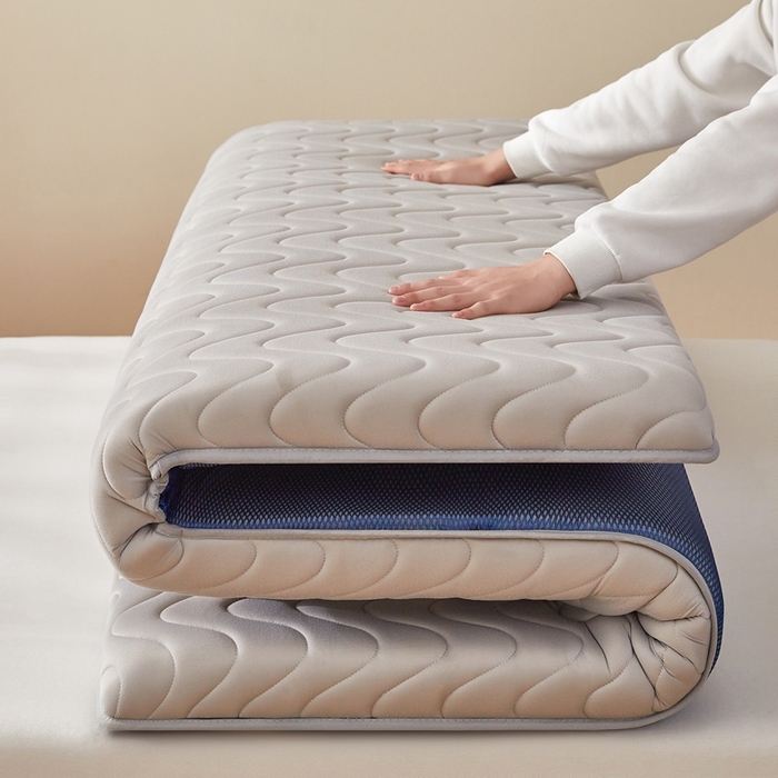 希廷顿 2025春夏新款波浪床垫单床垫 浅灰-波浪