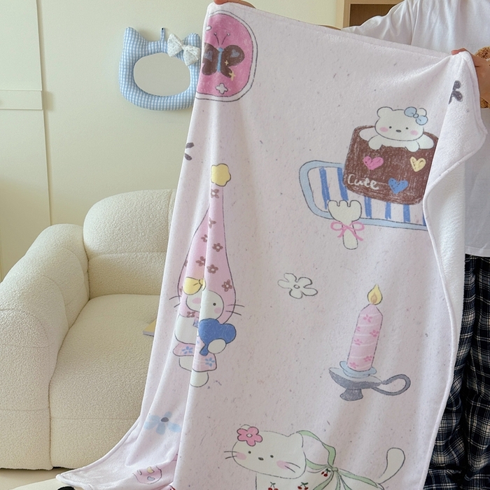 91家纺网 家纺一手货源 找家纺 （总）美乐迪2025四季款双面牛奶绒毛毯空调毯