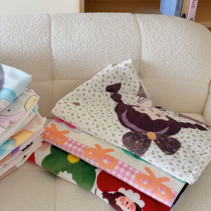 （总）美乐迪2025四季款双面牛奶绒毛毯空调毯