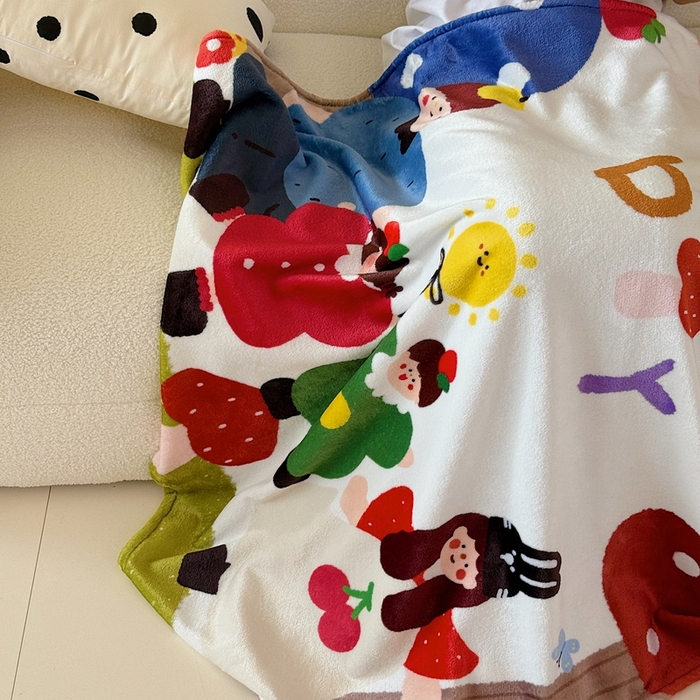 91家纺网 家纺一手货源 找家纺 美乐迪2025四季款双面牛奶绒毛毯空调毯 四口之家