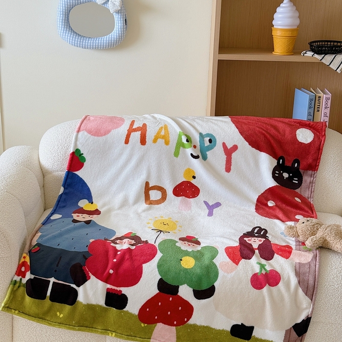 91家纺网 家纺一手货源 找家纺 美乐迪2025四季款双面牛奶绒毛毯空调毯 四口之家