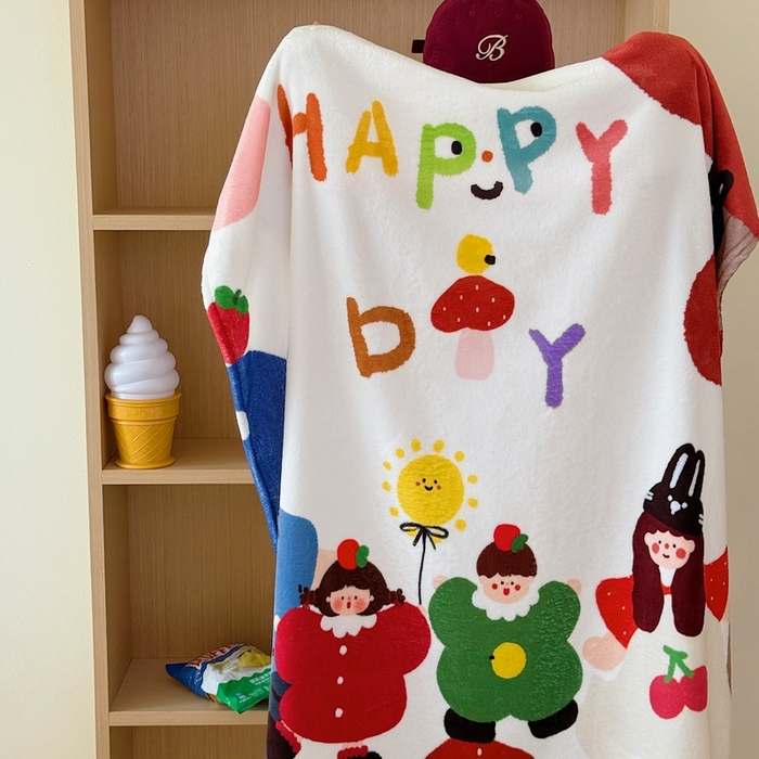 91家纺网 家纺一手货源 找家纺 美乐迪2025四季款双面牛奶绒毛毯空调毯 四口之家