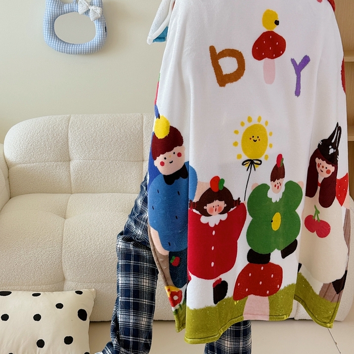 91家纺网 家纺一手货源 找家纺 美乐迪2025四季款双面牛奶绒毛毯空调毯 四口之家