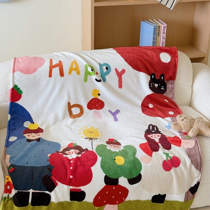 91家纺网 家纺一手货源 找家纺 美乐迪2025四季款双面牛奶绒毛毯空调毯 四口之家