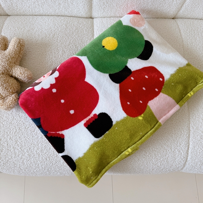 91家纺网 家纺一手货源 找家纺 美乐迪2025四季款双面牛奶绒毛毯空调毯 四口之家