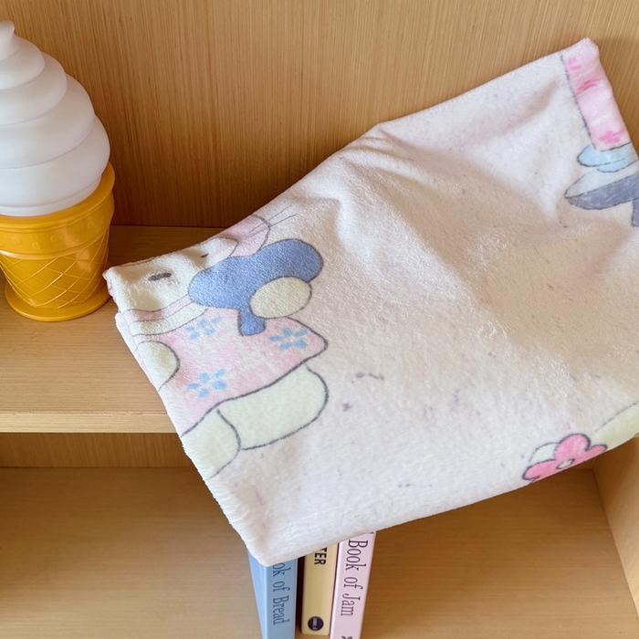 91家纺网 家纺一手货源 找家纺 美乐迪2025四季款双面牛奶绒毛毯空调毯 甜心小猫