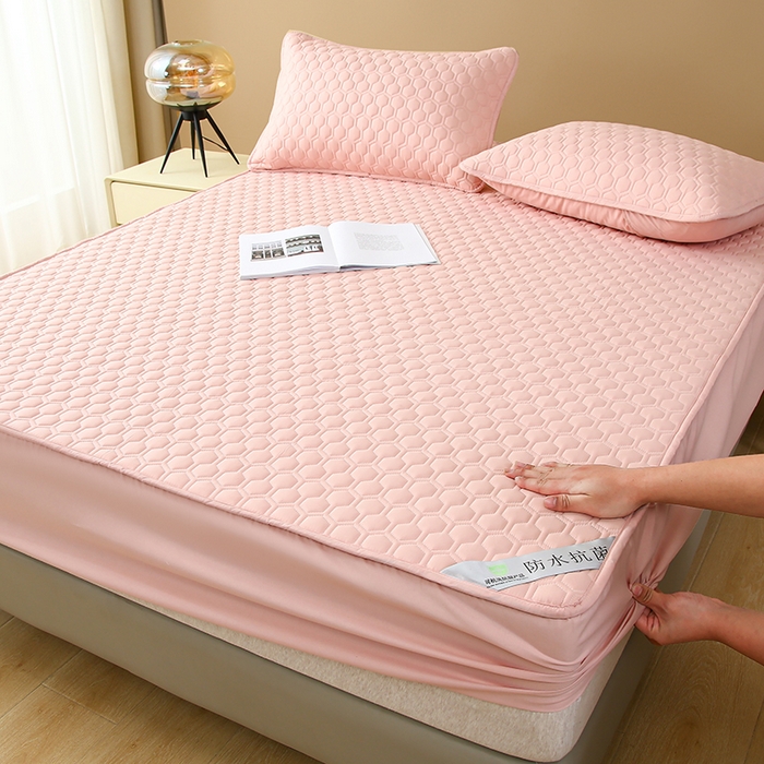 91家纺网 家纺一手货源 找家纺 （总）云玲时尚 2025新款夹棉抗菌防水床笠