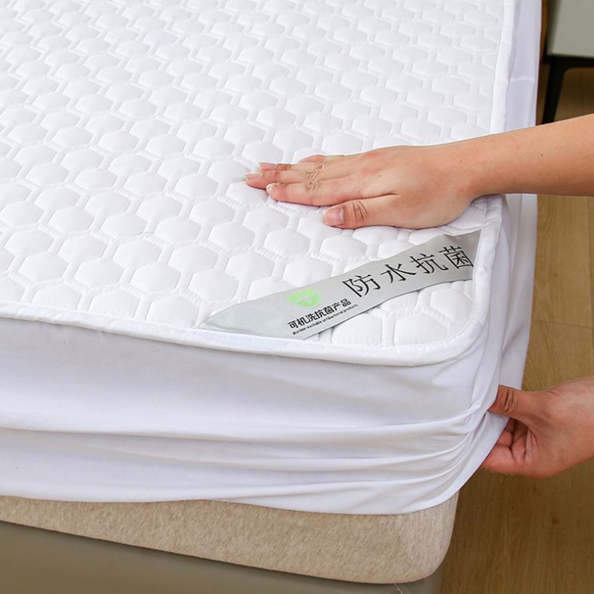 91家纺网 家纺一手货源 找家纺 （总）云玲时尚 2025新款夹棉抗菌防水床笠