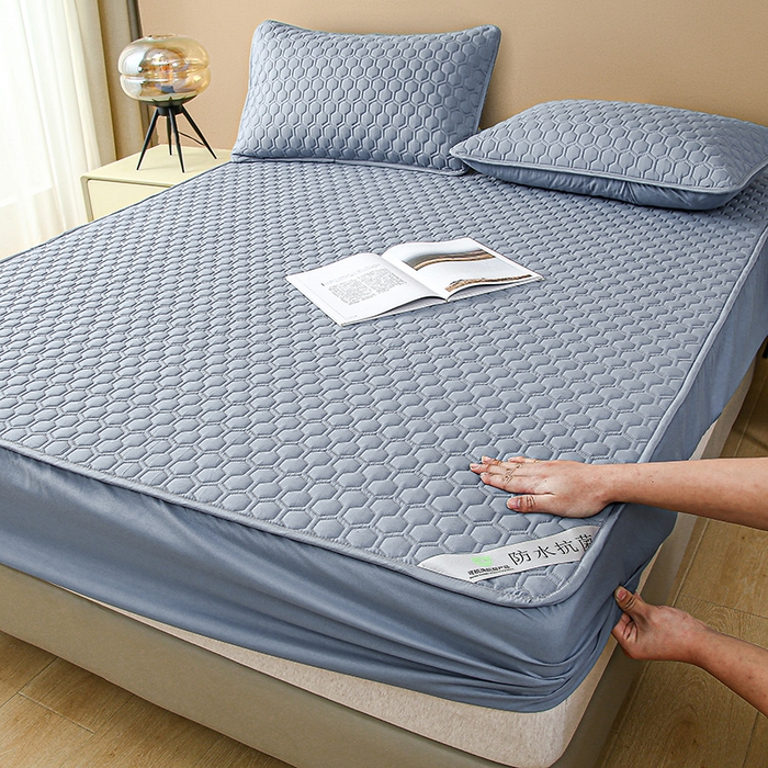 91家纺网 家纺一手货源 找家纺 （总）云玲时尚 2025新款夹棉抗菌防水床笠