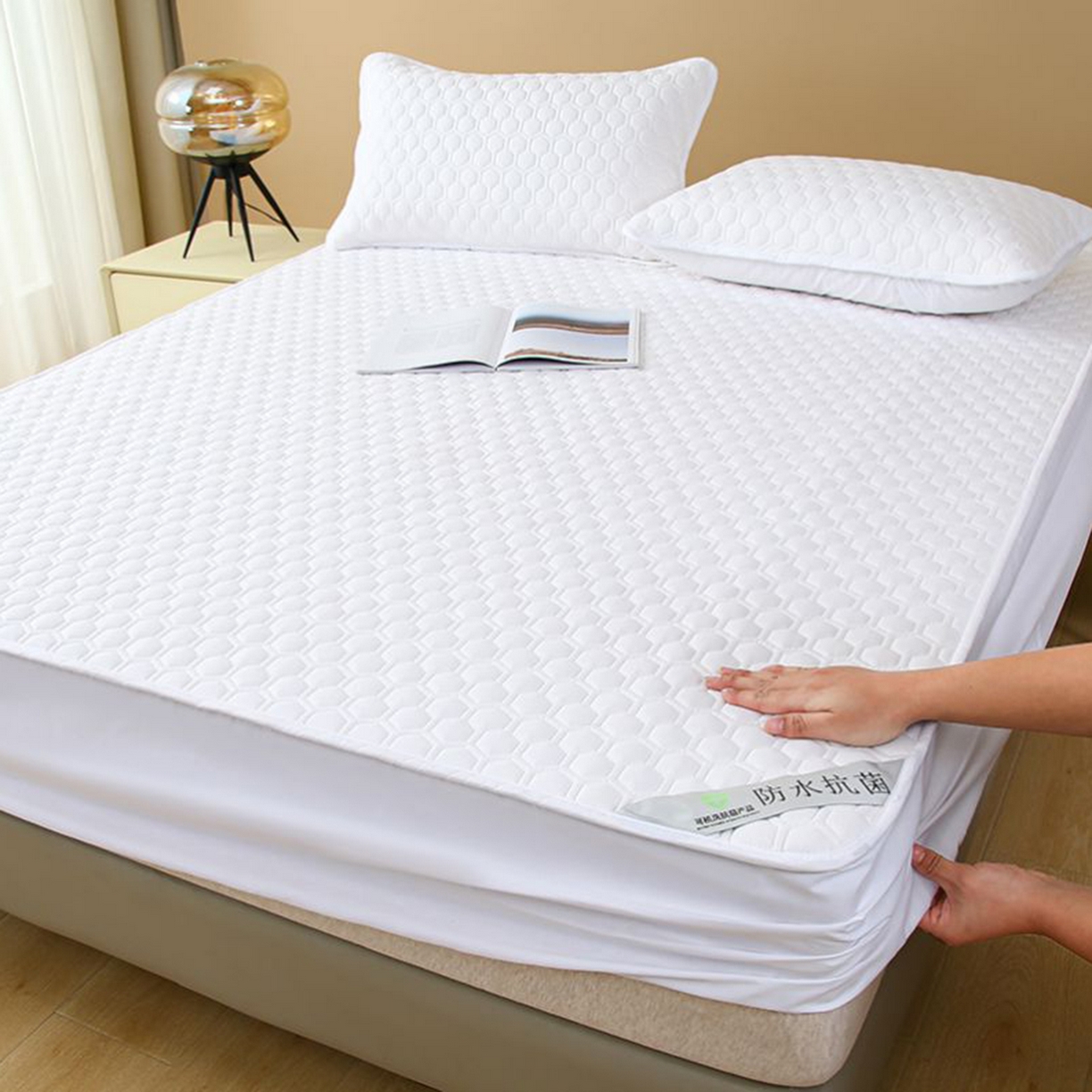 91家纺网 家纺一手货源 找家纺 （总）云玲时尚 2025新款夹棉抗菌防水床笠