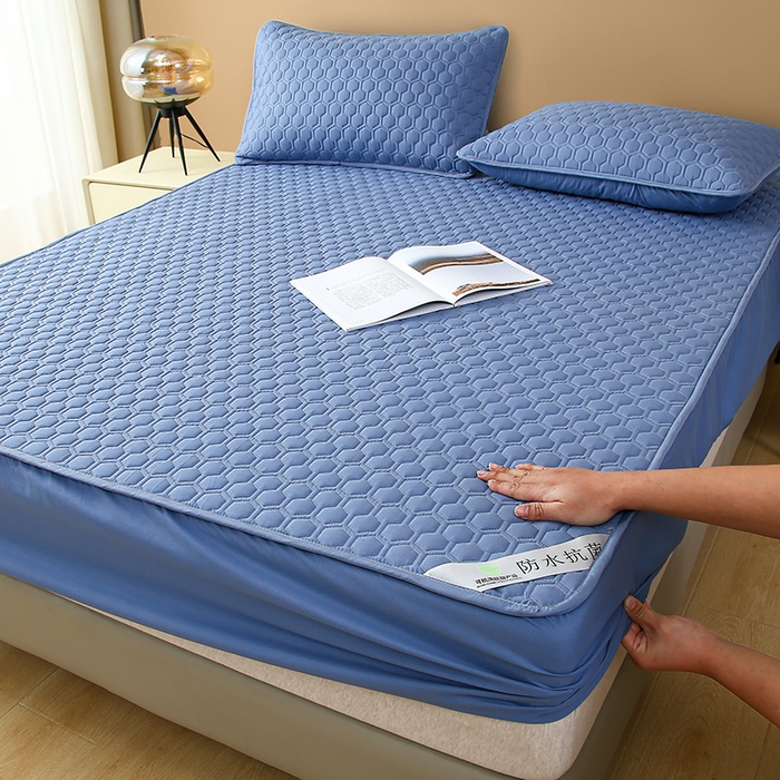 91家纺网 家纺一手货源 找家纺 （总）云玲时尚 2025新款夹棉抗菌防水床笠