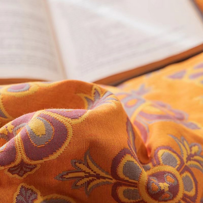 91家纺网 家纺一手货源 找家纺 仰望棉麻双层纱供应链 2025新款繁华世界纽扣款 繁华世界-黄