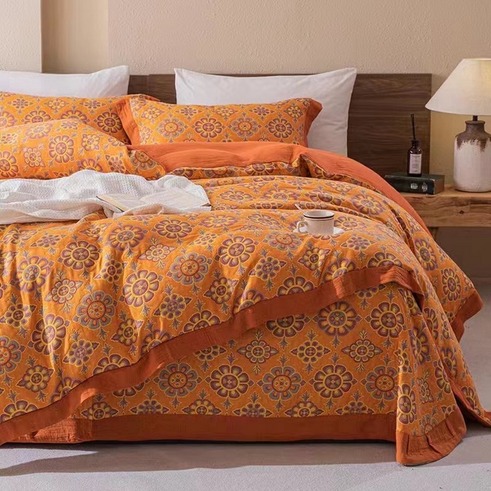 91家纺网 家纺一手货源 找家纺 仰望棉麻双层纱供应链 2025新款繁华世界纽扣款 繁华世界-黄