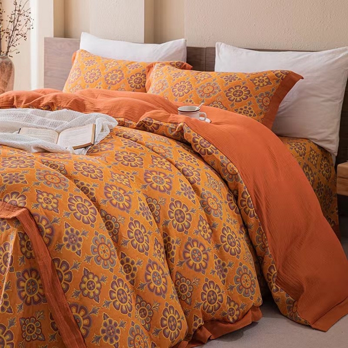 91家纺网 家纺一手货源 找家纺 仰望棉麻双层纱供应链 2025新款繁华世界纽扣款 繁华世界-黄