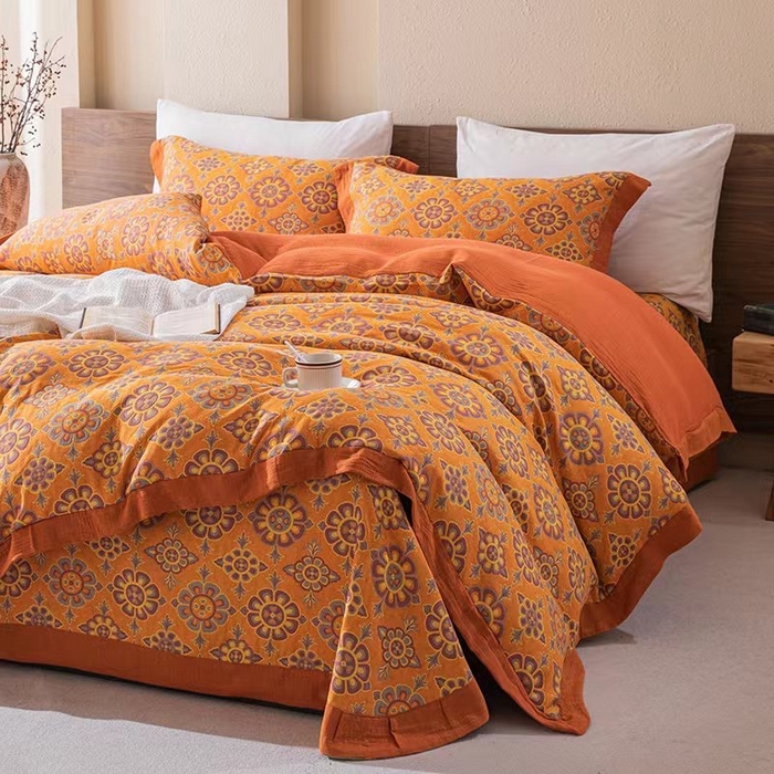 91家纺网 家纺一手货源 找家纺 仰望棉麻双层纱供应链 2025新款繁华世界纽扣款 繁华世界-黄