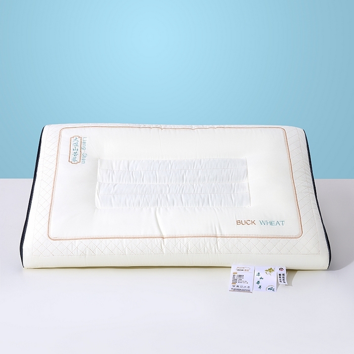 91家纺网 家纺一手货源 找家纺 木子晗 2025新款大凉山苦荞枕枕头枕芯 大凉山苦荞枕 48x74cm低枕/只