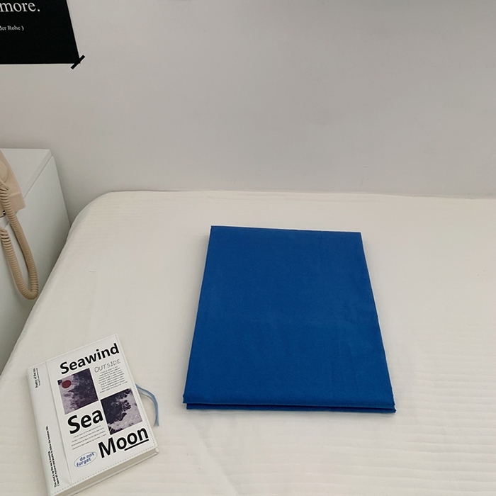 柚可家居 2024新款40支全棉色织水洗棉单品系列-单被套 跃蓝