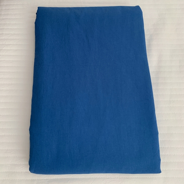 柚可家居 2024新款40支全棉色织水洗棉单品系列-单床单 跃蓝2