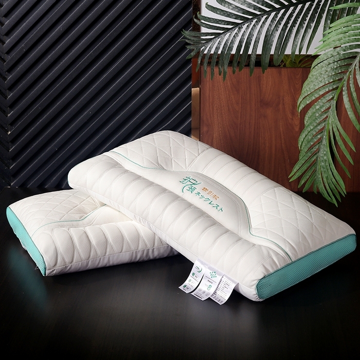 91家纺网 家纺一手货源 找家纺 木子晗 2025新款SPA护颈牵引枕枕头枕芯 护颈牵引枕 48x74cm低枕/只