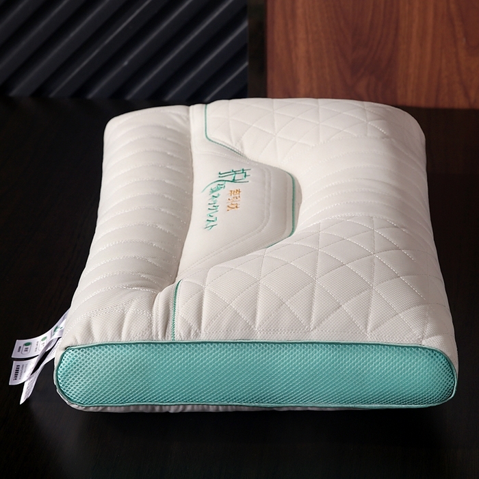 91家纺网 家纺一手货源 找家纺 木子晗 2025新款SPA护颈牵引枕枕头枕芯 护颈牵引枕 48x74cm中枕/只