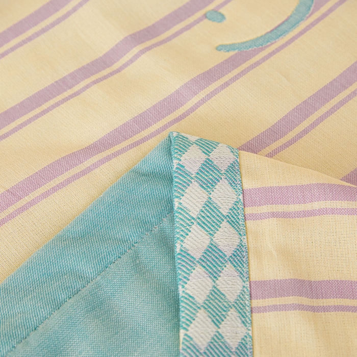 91家纺网 家纺一手货源 找家纺 悦然毛巾被 2025新款八层纱布盖毯毛巾被夏被夏凉被空调被 梦幻光影绿