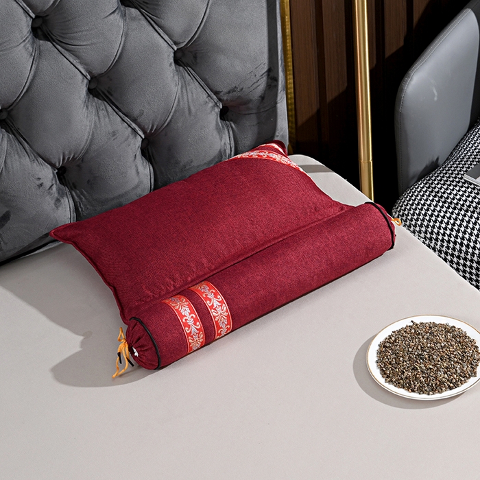 91家纺网 家纺一手货源 找家纺 （总）织布人 2025新款棉麻荞麦理疗枕枕头枕芯