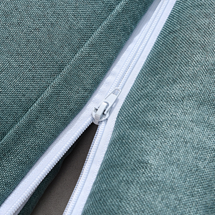 91家纺网 家纺一手货源 找家纺 织布人 2025新款棉麻荞麦理疗枕枕头枕芯 理疗枕-绿 圆柱48*9方枕45*25cm/只