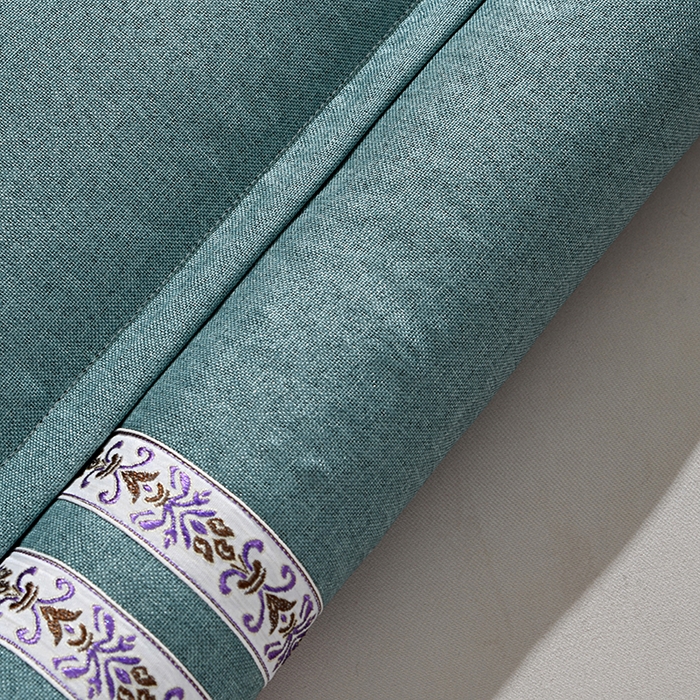 91家纺网 家纺一手货源 找家纺 织布人 2025新款棉麻荞麦理疗枕枕头枕芯 理疗枕-绿 圆柱48*9方枕45*25cm/只