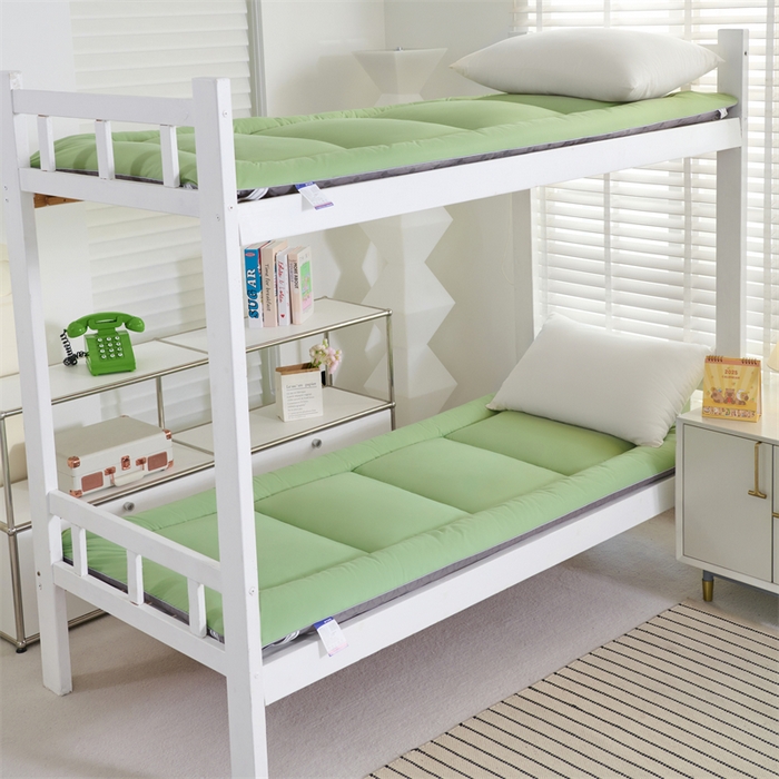 瑶瑶家居2025新款大豆羽丝绒床垫 绿色-软垫