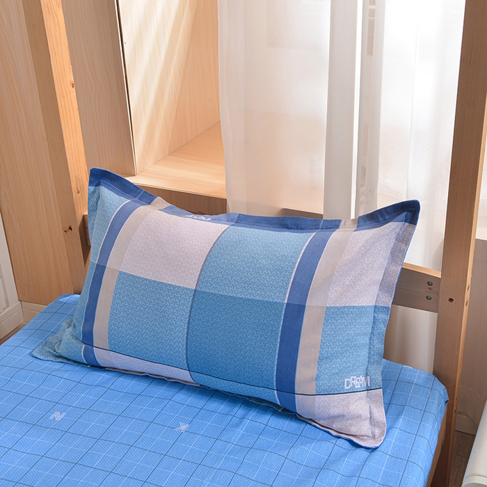 91家纺网 家纺一手货源 找家纺 小雨家纺 2026新款12868纯棉三件套 印象空间-蓝