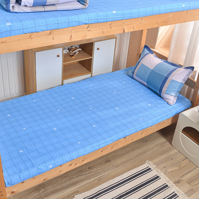 91家纺网 家纺一手货源 找家纺 小雨家纺 2026新款12868纯棉三件套 印象空间-蓝