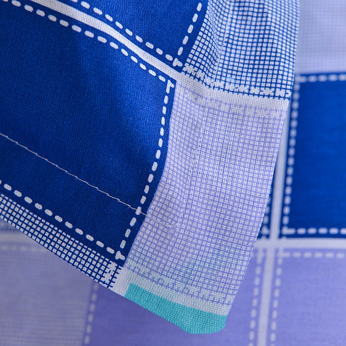 91家纺网 家纺一手货源 找家纺 小雨家纺 2026新款12868纯棉三件套 学生时代-蓝