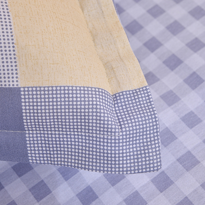 91家纺网 家纺一手货源 找家纺 小雨家纺 2026新款12868纯棉三件套 小雏菊灰