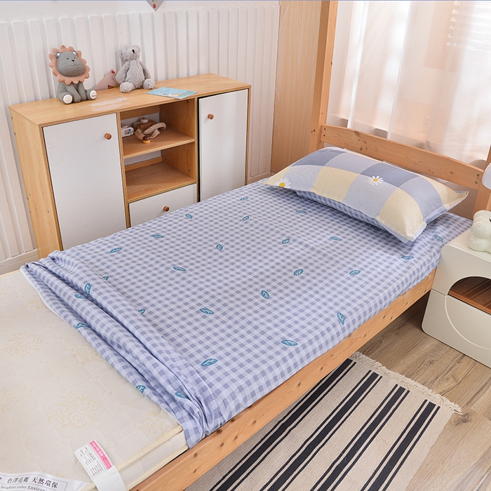 91家纺网 家纺一手货源 找家纺 小雨家纺 2026新款12868纯棉三件套 小雏菊灰